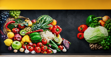 Fresh from the Farm - Vegetable Shop Mural