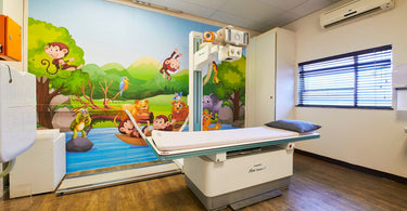 Jungle Joy — Paediatric Radiotherapy Room Mural