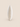 Plain side profile of the white NIZARRA Be Bold typography cushion showing its full, evenly padded form.