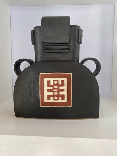 MoTSO DeSIGNED Tribal Decorative  Vessel
