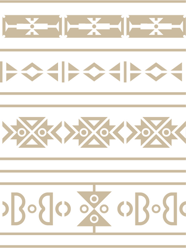 African Print Sepedi Inspired Ubuntu Wallpaper Beige