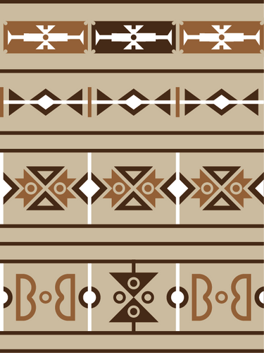 African Print Sepedi Inspired Ubuntu Wallpaper Brown