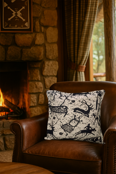 Khoisan Rock Art Cushions  Heritage Collection 60cm x 60cm
