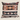 Top view of NIZARRA Sepedi-inspired geometric cushion showing the concealed black zip and patterned fabric detail.