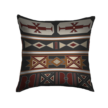 Sepedi Heritage Cushions Earth Red & Ochre Geometric 60cm x 60cm