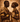 Close-up detail of The Union Sankofa III artwork showing African couple, rich textures, beadwork, and warm earthy tones.