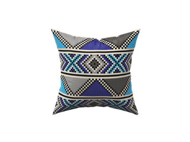 Africa Print Zulu Bead Geometry Cushions 60cm x 60cm