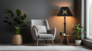 Tribal Eclipse Floor Lamp Motso Designed